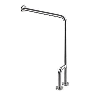 Imagem de Barras de apoio para deficientes para banheiro, corrimão de aço inoxidável, barra de apoio para idosos, sem barreiras, segura, alça em U antiderrapante, corrimãos de auxílio para deficientes