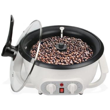 Imagem de Torrador de Café Elétrico para Uso Doméstico com Temporizador, 110V 1200W, Branco
