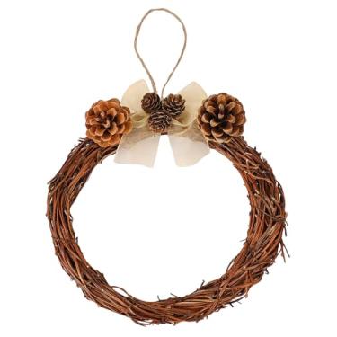 Imagem de Guirlanda de Natal de Fibras Naturais com Pinha 18cm