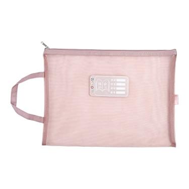 Imagem de Bolsa A4 para pasta de arquivos, camada dupla, simples, bolso para arquivos, presente de estudante, escritório escolar (camada única - nº 5)