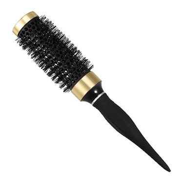 Imagem de Generic Escova de cabelo redonda nanocerâmica térmica, para secagem de cabelo, ferramenta de modelagem de cachos para homens e mulheres, preta, 40 mm