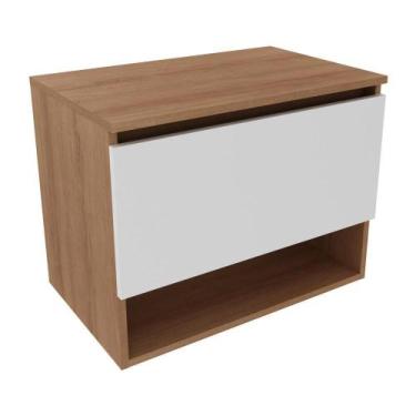 Imagem de Gabinete Banheiro 1 Porta 60Cm Suspenso Multimóveis Vcr10086 - MULTIMO