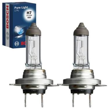 Imagem de Kit 2 Lâmpadas Original Bosch H7 12v 55w Carro - Jahu, 2, 7 cm, Com em