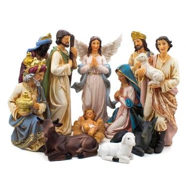Imagem de Presépio Importado Resina 11 Peças - 21 cm