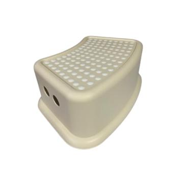 Imagem de Escadinha Infantil, Degrau Infantil Banquinho Antiderrapante Step Vaso Pia Multiuso Criança(Bege Claro)