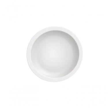 Imagem de Prato Raso Tramontina Laura Tara Certa 28cm Em Porcelana 880gr+/- 5gr