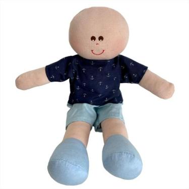 Imagem de Boneca De Pano Bebê Artesanal Nome 30cm - Monzillo Baby & Kids, ARTHUR