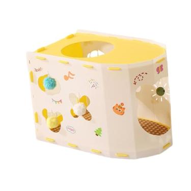 Imagem de Generic Casa de gato túnel decoração fofa suprimentos multifuncionais para animais de estimação grande espaço com bola cama de gato caverna para gatos, Amarelo