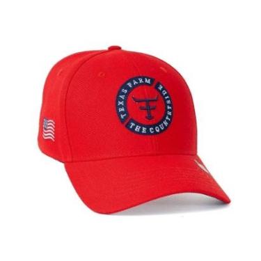 Imagem de Bone Texas Farm - Tf689 - Vermelho/ Marinho Único-Unissex