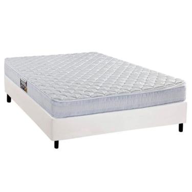 Imagem de Conjunto Box Casal: Colchão Espuma Herval Ag65 Frontier + Base Crc Corano White (138x188)