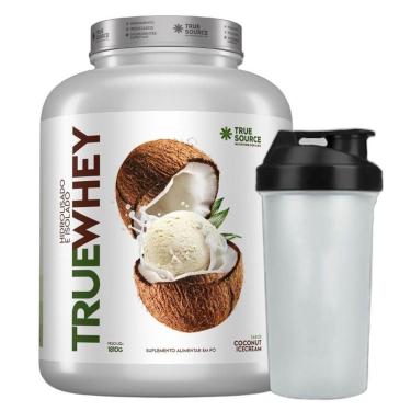Imagem de Whey Protein Coconut Ice 1.8Kg Coqueteleira - True Source-Unissex