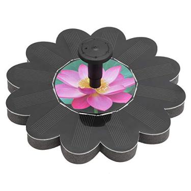 Imagem de Acouto Bomba de Fonte Solar Sem Escova 6V 1.4W - Banhos Ideais para Pássaros, Tanques de Peixes e Decoração de Paisagens de Jardim - Fácil de Instalar Com Vários Bicos, Diferentes Padrões de água