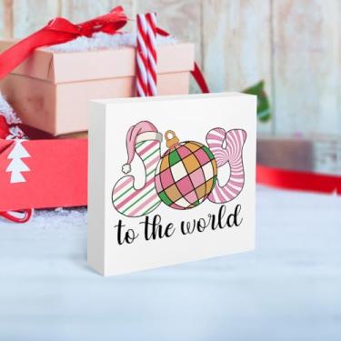 Imagem de Decorações de Natal rosa boneco de neve interior festa de Natal decoração de inverno presentes para mulheres irmã casa de fazenda escritório quarto prateleira decoração de mesa alegria para o mundo