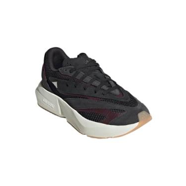 Imagem de adidas Tênis esportivo feminino Lightstride, Carbono/prata metálico/marrom, 36