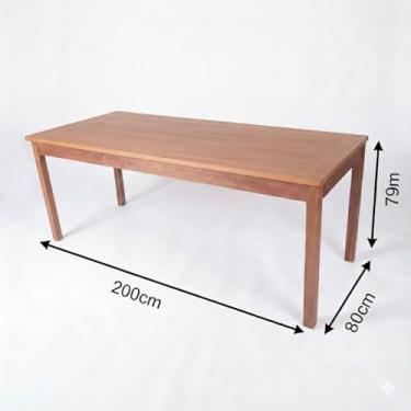 Imagem de Conjunto Churrasco Mesa e bancos 2 metros em Madeira Maciça