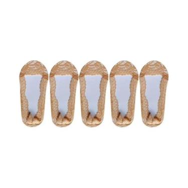 Imagem de Meias Femininas De Verão Finas Com Renda Floral Invisível, Antiderrapa