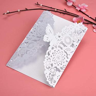 Imagem de GLOGLOW Suprimentos de Casamento Design Esculpido Personalizado, Estilo Europeu, Premium, 10 Peças, para Eventos de Casamento ou Festa Cartões de Convite de, Nan (Tipo 2)