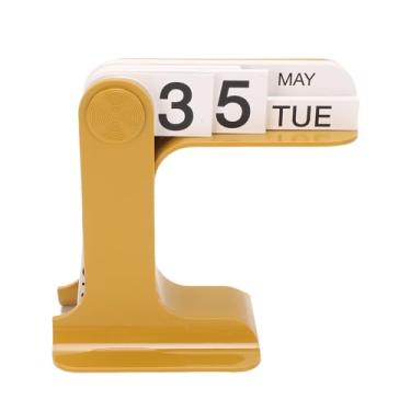 Imagem de LiebeWH Flip Calendário Perpétuo 2025-2026 Ornamento de Mesa Diário Acessório de Mesa de Escritório Decoração Moderna para Casa