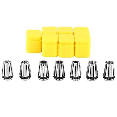 Imagem de Conjunto de pinças ER11 Mandril de pinça CNC Pinças de aço de mola de alta precisão para máquinas de torno de fresagem CNC 65Mn Material 1mm a 7mm Tamanho 7 peças