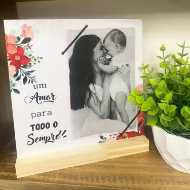 Imagem de Porta Retrato Amor Decoração Afetiva - Rainha da Madeira