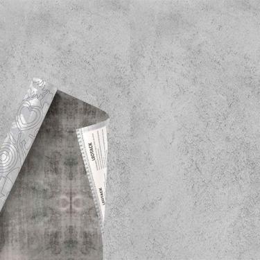 Imagem de Papel De Parede Adesivo Cimento Queimado 10 Metros Lavável - Leotack, 