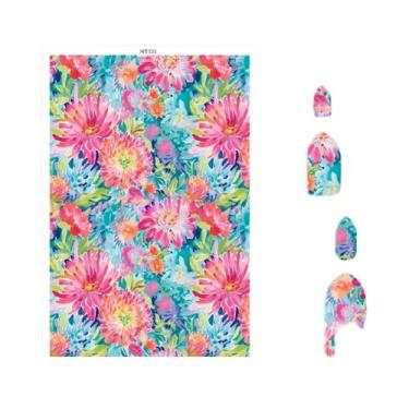 Imagem de Papel Transferível De Argila Polimérica Com Padrão De Flor Tulipa Colo