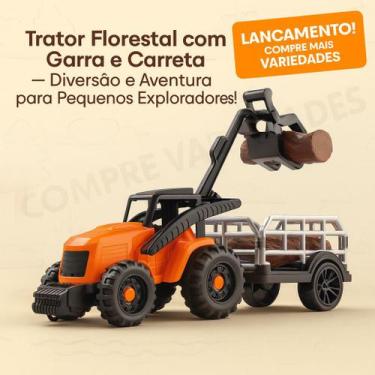 Imagem de Trator Super Garra Tora - Trator Florestal com Garra, Tora e Carreta! 