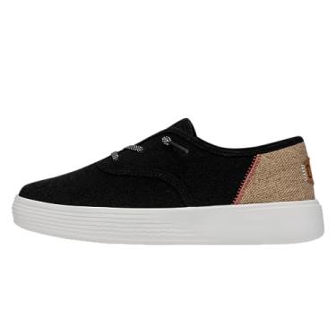 Imagem de Hey Dude Conway W Craft Linen feminino, Preto, 40