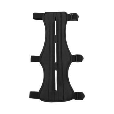 Imagem de Protetor De Braço Ajustável Em Couro PU Para Arco E Flecha, Proteção P