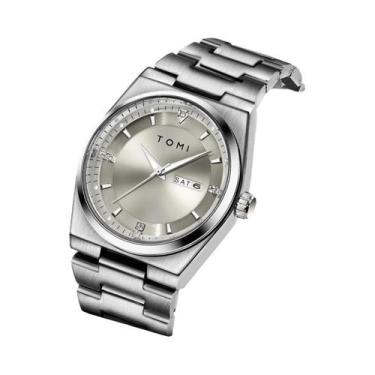 Imagem de Relógio De Quartzo Masculino Para Negócios Com Pulseira De Aço, Calend