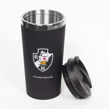 Imagem de Copo Térmico Emborrachado Time Futebol Mantém Gelado Oficial Times:Vas