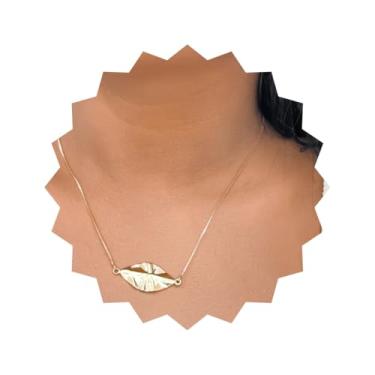 Imagem de ROHNES Colar Feminino Folheado a Ouro 18k, Prata, Aço Inoxidável e Ouro, Metal