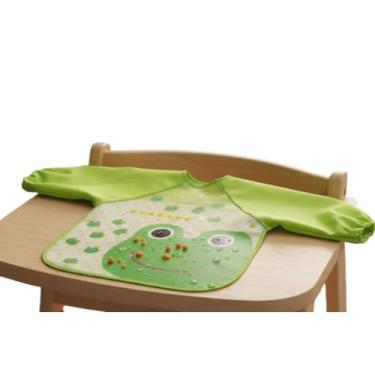 Imagem de Babador Avental Com Manga Para Bebe Introducao Alimentar