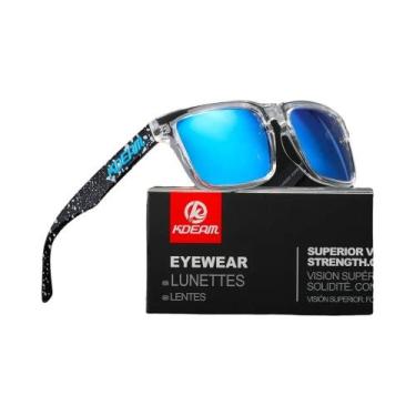 Imagem de Óculos De Sol Polarizados Quadrados Masculinos KDEAM 2022 Para Estilo 