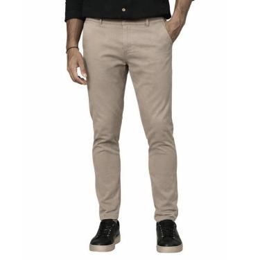 Imagem de Calça Masculina Lado Avesso Cutted Bege Kaki - LH20178-Masculino
