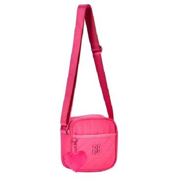 Imagem de Bolsa Transversal Feminina com Bolso Rebecca Bonbon PINK