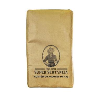 Imagem de Erva Mate Super Sertaneja - Fardo com 20 pacotes de 1kg - no-brand