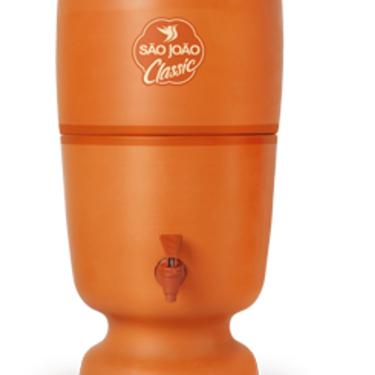 Imagem de Filtro Água de Barro São João Vela Boia 8L Cerâmica Stéfani