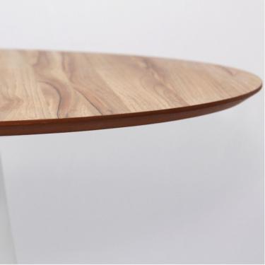 Imagem de Mesa De Jantar Tulipa Redonda 130cm - Nogueira Preto