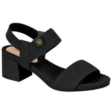Imagem de Sandália Modare Salto Feminina 7187.100, Preto, 35