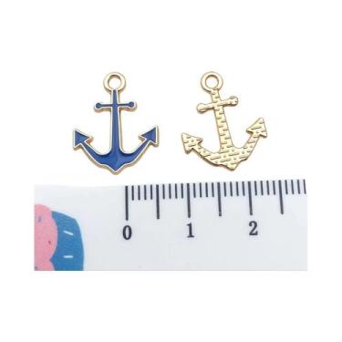 Imagem de Pingentes De Âncora Náutica, Barco À Vela E Boia Salva-Vidas (10 Peças