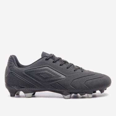 Imagem de Chuteira Campo Umbro Attak III Unissex, Preto, 40