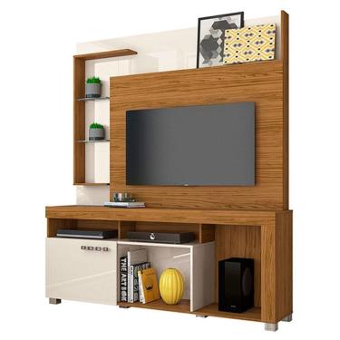 Imagem de Estante Home Theater Ícaro Naturale Off White – Madetec