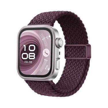 Imagem de Pulseira De Nylon Trançada Ajustável Para Huawei Watch Fit 3/4/4 Pro, 