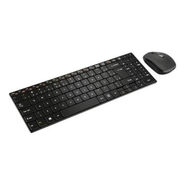 Imagem de Kit Teclado e Mouse Sem Fio Multilaser Slim - Design Moderno - Congrat