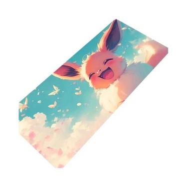 Imagem de Mouse Pad Gamer Eevee Pokémon Anime, Tapete De Mesa Estendido, Tapete 