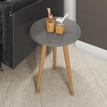 Imagem de Mesa Lateral Sala Brilhante - Móveis Bechara, Titanium