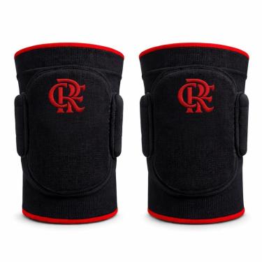 Imagem de Joelheira Vôlei N1 Sport Flamengo Licenciada Unissex Proteção Impacto-Unissex