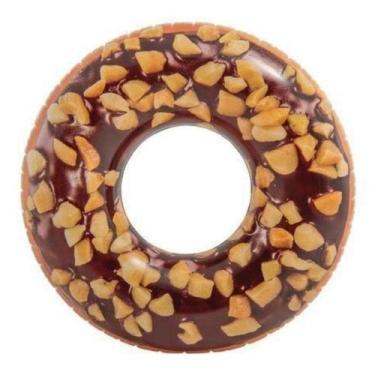 Imagem de Boia Inflável Rosquinha Donut Chocolate 99cm - 6941057407500 - Intex