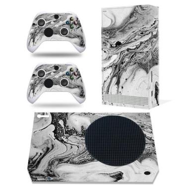 Imagem de Adesivo Skin CXWITHY para Controle e Console Xbox Series S Cinza